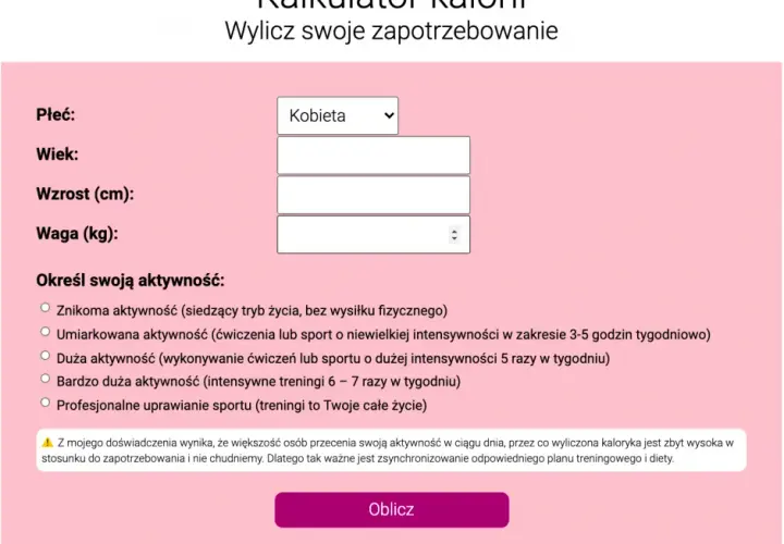 Ile kalorii trzeba spalić żeby schudnąć: prosty kalkulator deficytu
