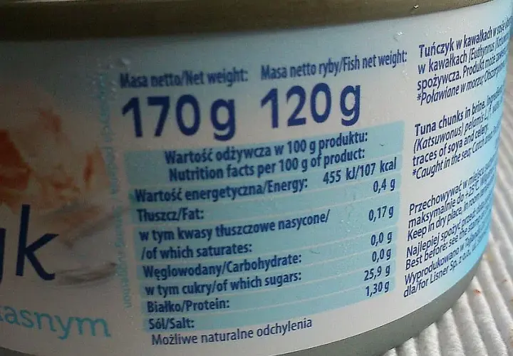 Ile kalorii ma tuńczyk w sosie własnym? Poznaj dokładne wartości odżywcze