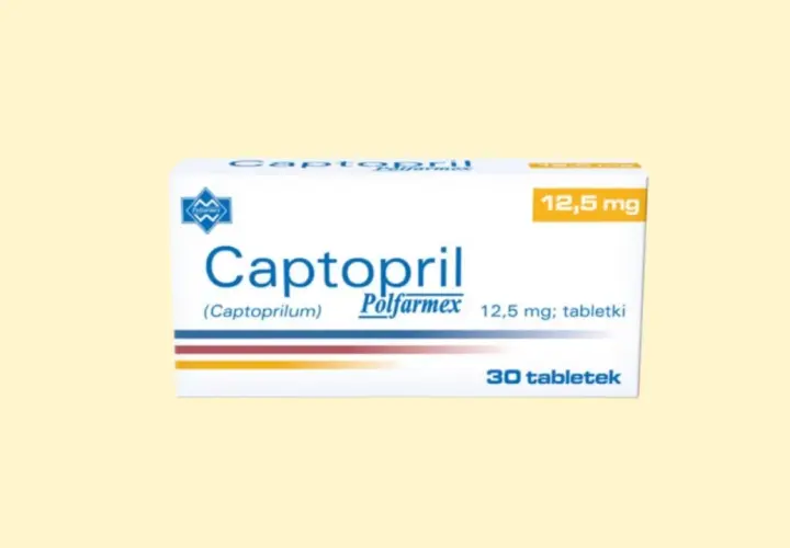Opakowanie leku Captopril 12,5 mg, 30 tabletek. Pamiętaj o prawidłowym captopril dawkowanie.