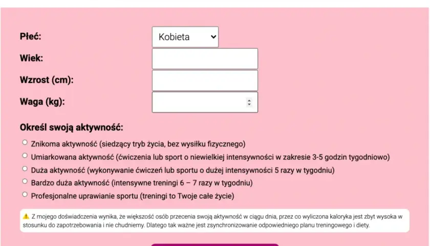 Ile kalorii trzeba spalić żeby schudnąć: prosty kalkulator deficytu
