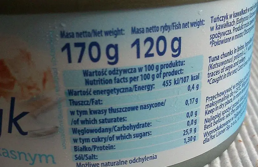Ile kalorii ma tuńczyk w sosie własnym? Poznaj dokładne wartości odżywcze